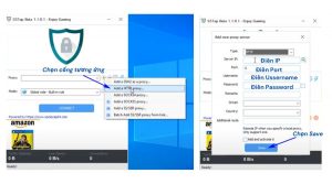 Điền đầy đủ thông tin Proxy