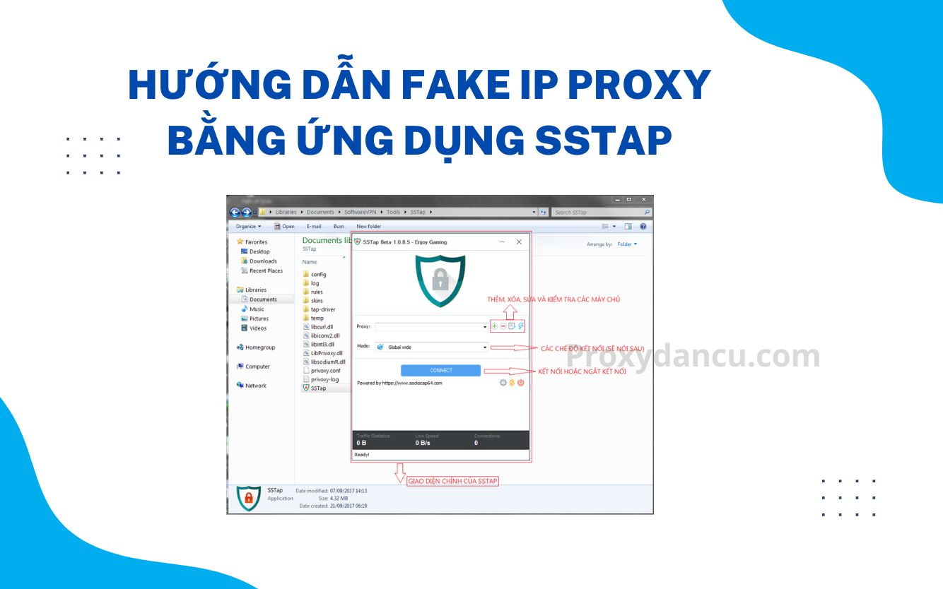 Hướng dẫn Fake IP Proxy bằng ứng dụng SStap