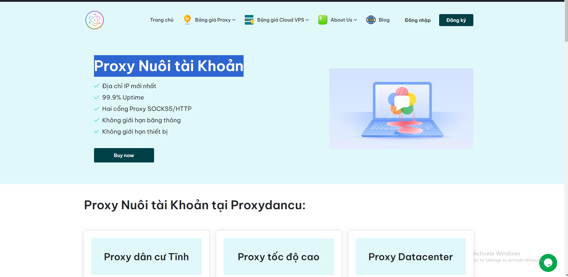 Proxy facebook, Proxy nuôi tài khoản facebook