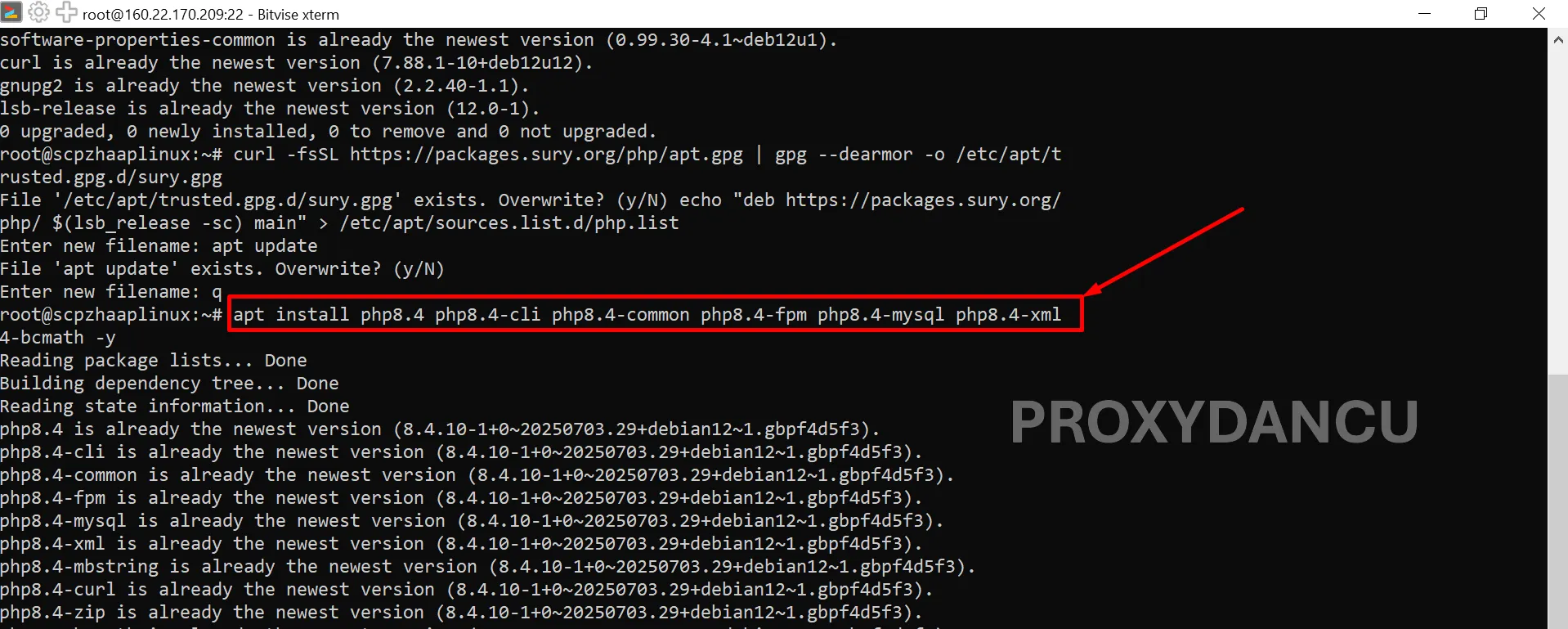 Cài PHP 8.4 trên Debian 12
