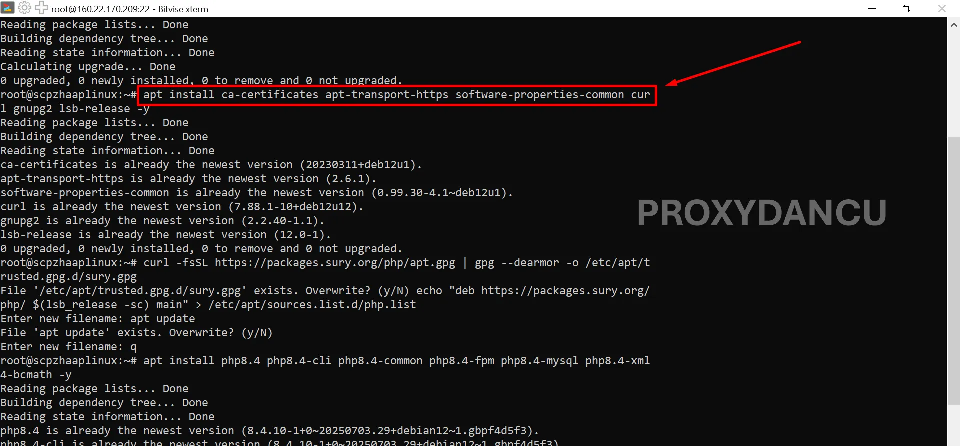 Cài PHP 8.4 trên Debian 12
