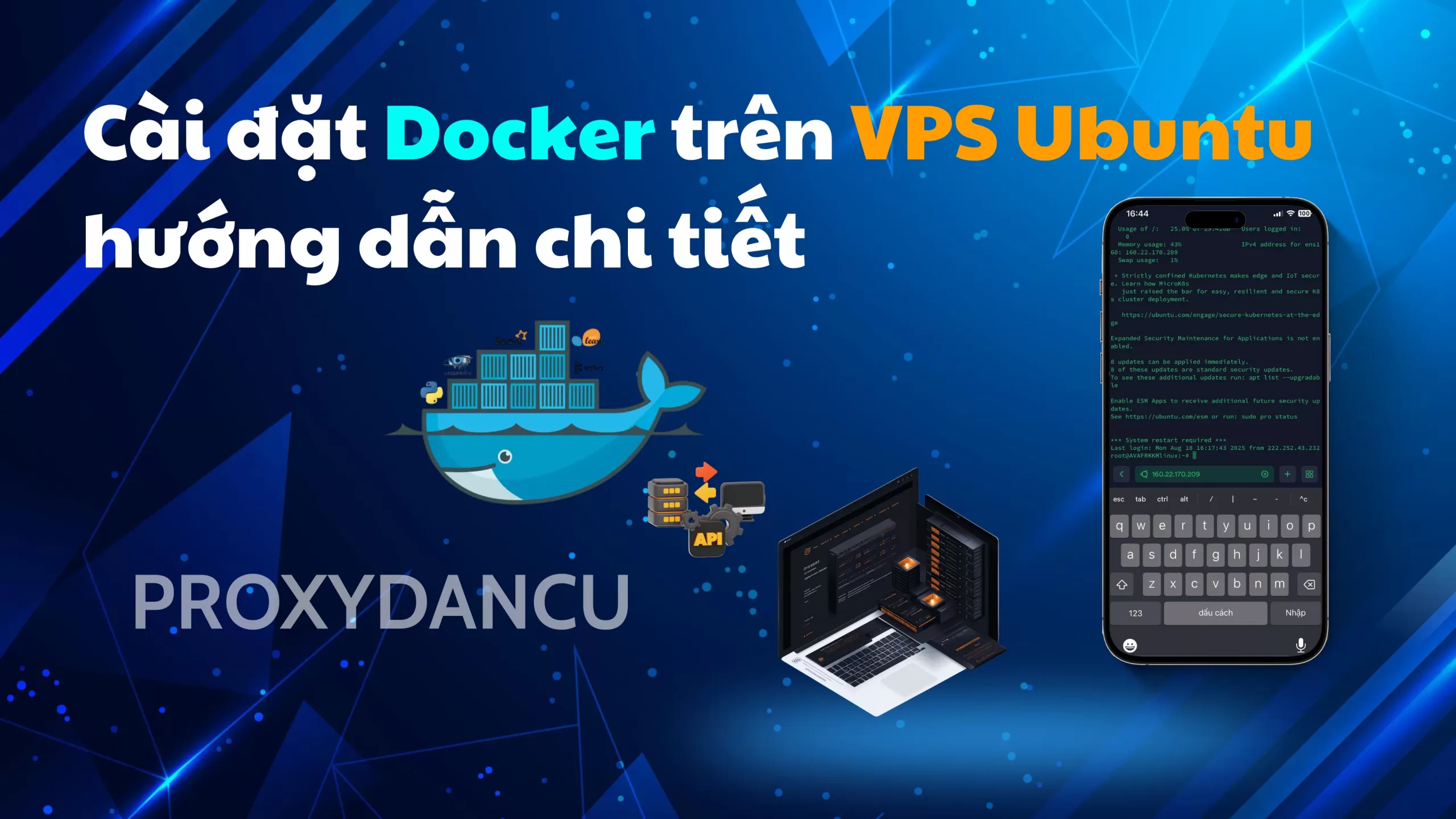 Cài đặt Docker trên VPS Ubuntu hướng dẫn chi tiết