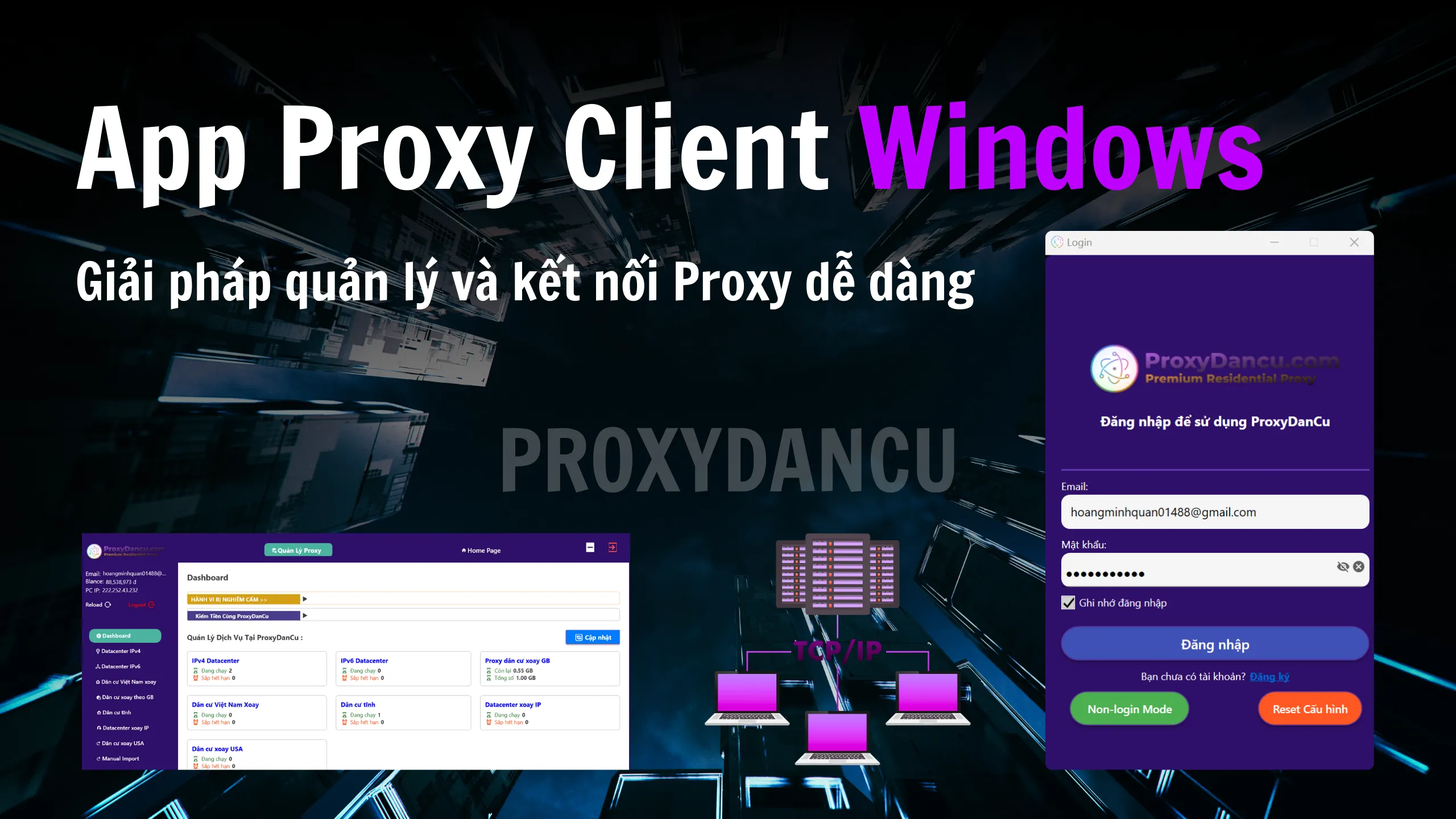 App Proxy Client Windows – Giải pháp quản lý và kết nối Proxy dễ dàng