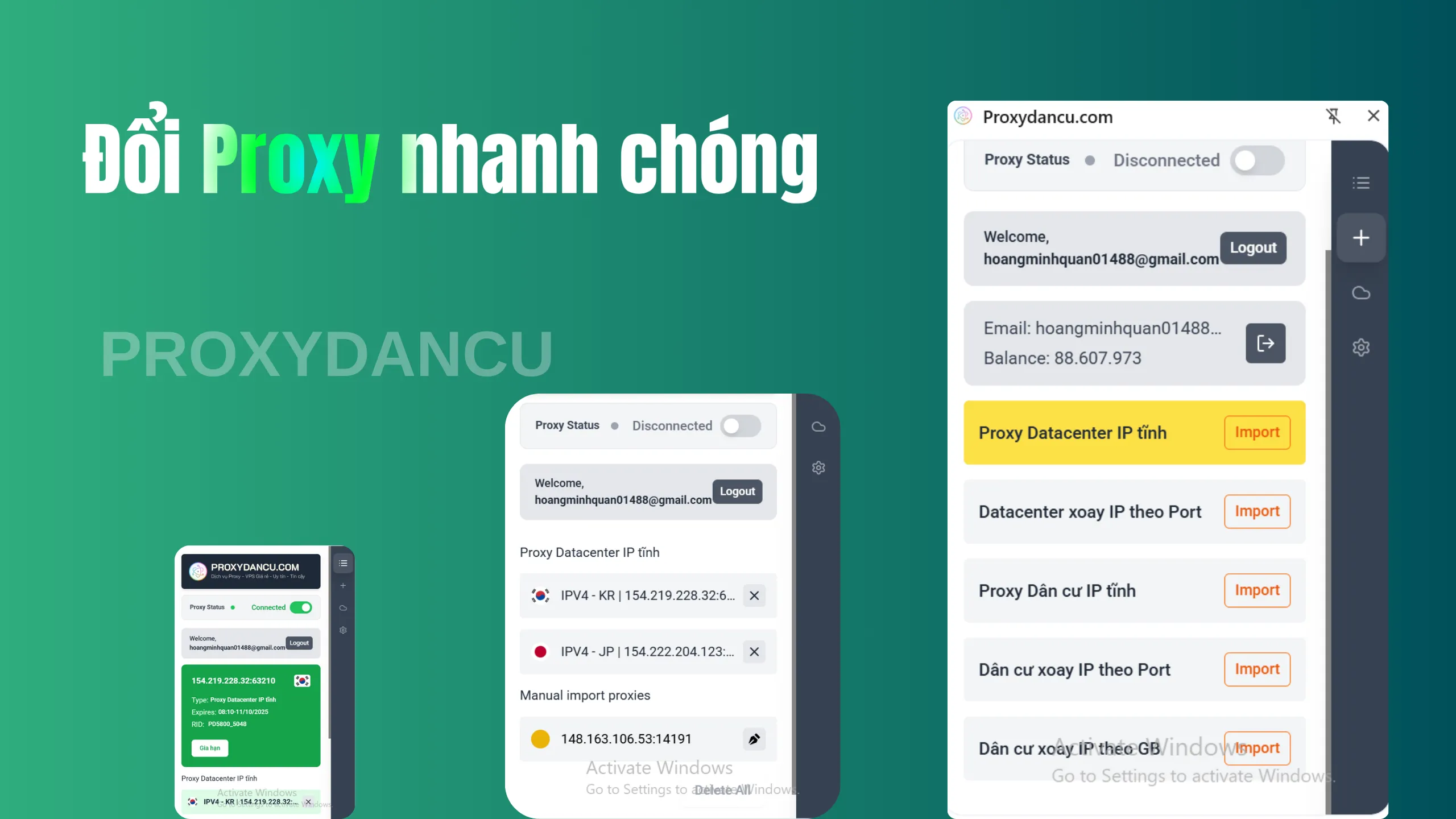 Proxydancu.com - Proxy Switcher