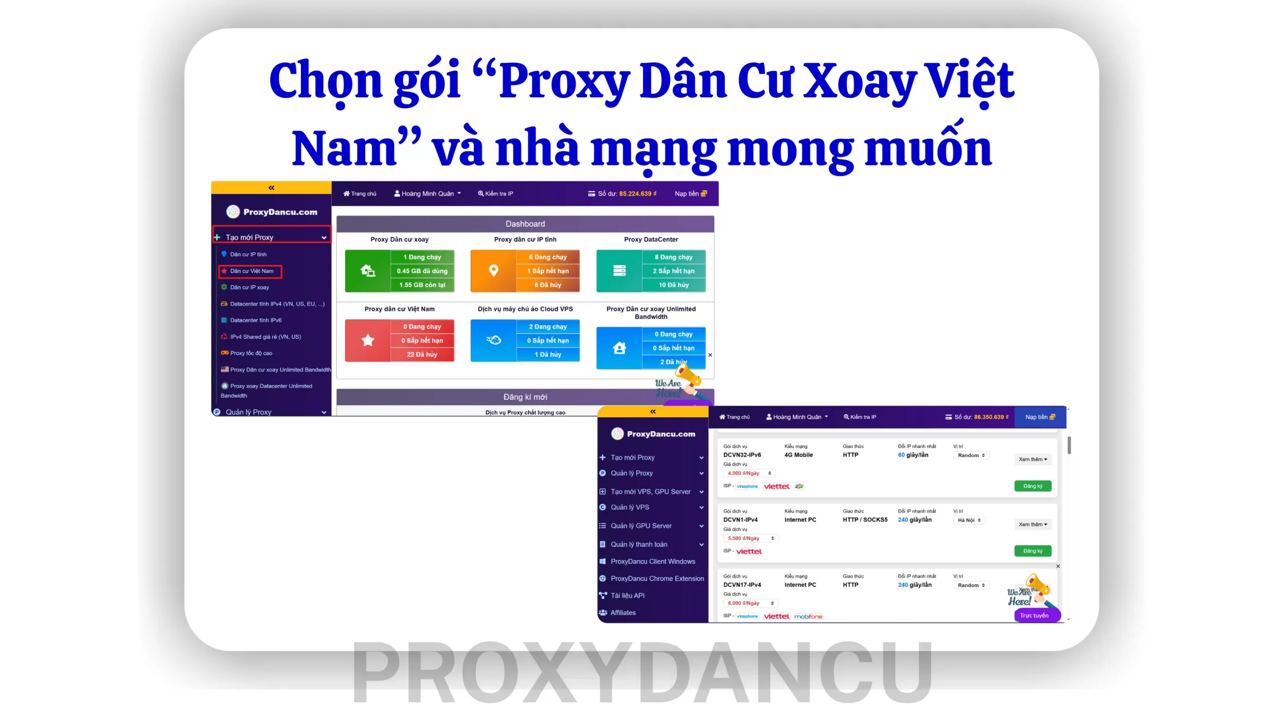 Proxy Dân Cư Xoay Việt Nam