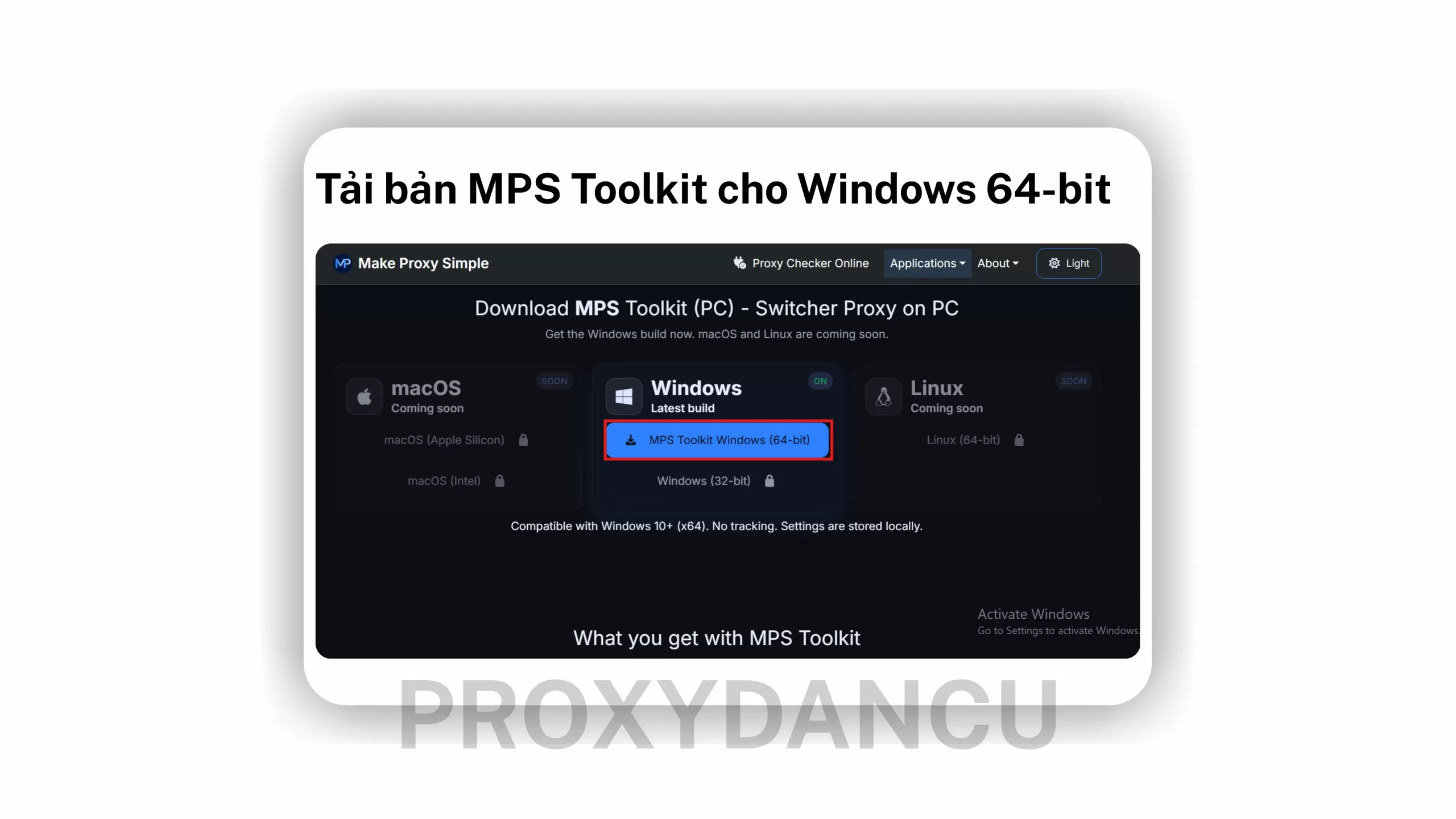 MPS Toolkit – Make Proxy Simple